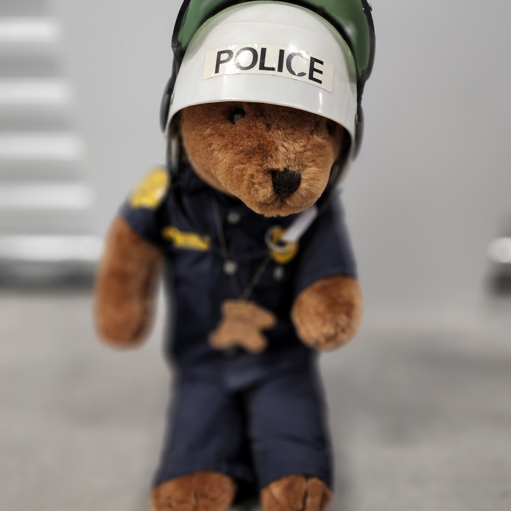 Aldon Heart Co 22" Stuffed Animal Police Bear